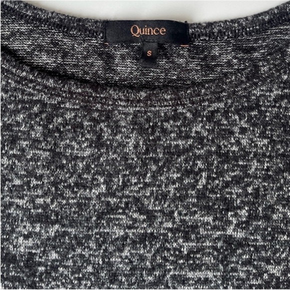 Quince Brushed Short Sleeve Lounge Tee Black - Picture 5 of 10